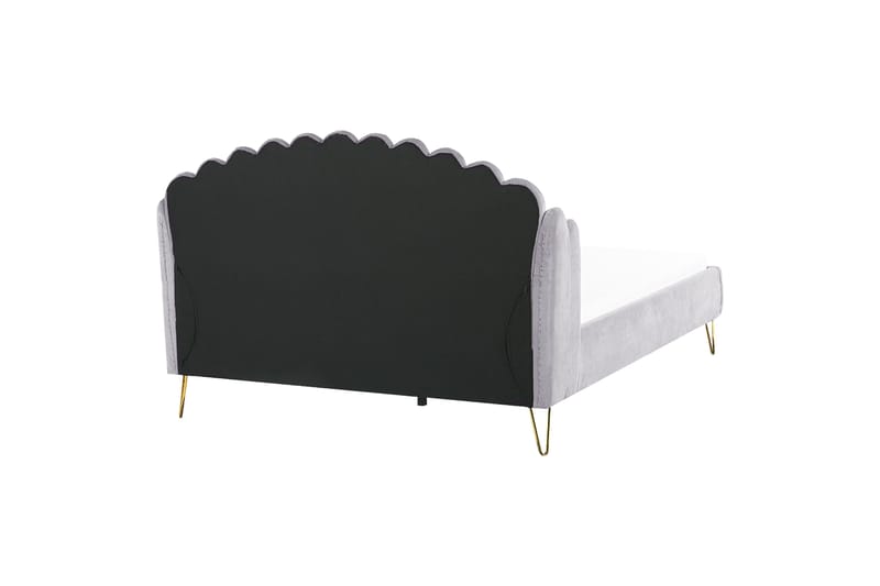 Benicio Sängram 180x200 cm - Grå/Guld - Products - Möbler - Säng - Sängram & sängstomme