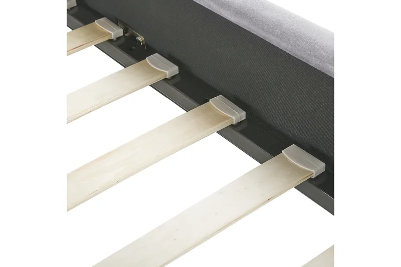 Benicio Sängram 180x200 cm - Grå/Guld - Products - Möbler - Säng - Sängram & sängstomme