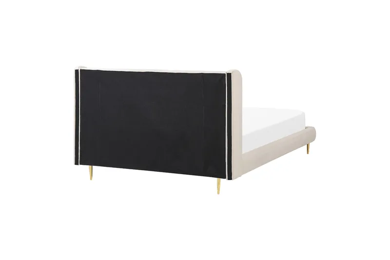 Bernie Sängram 160x200 cm - Beige/Guld - Products - Möbler - Säng - Sängram & sängstomme