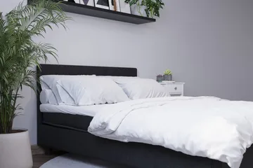Billingen Komplett Sängpaket 90x200 cm - Svart - Products - Möbler - Säng - Kontinentalsäng