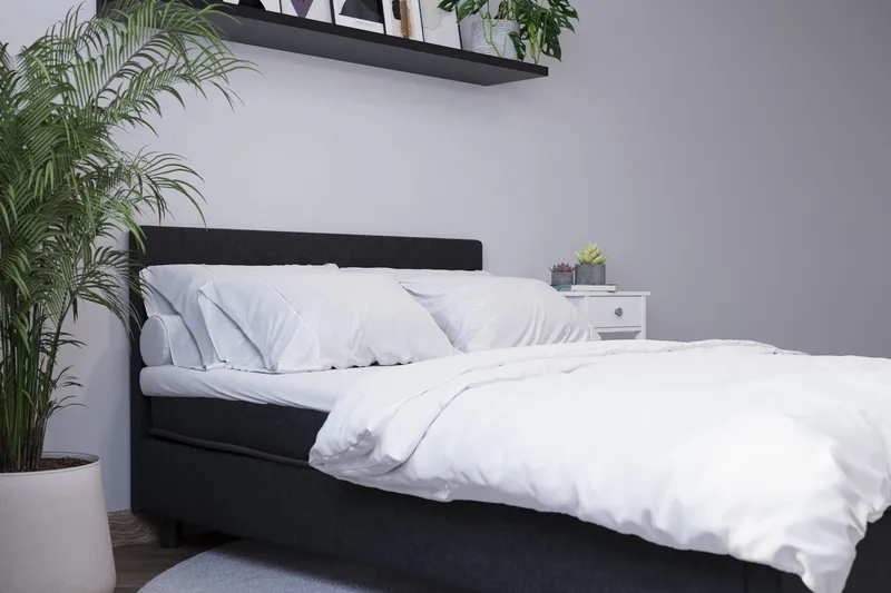 Billingen Kontinentalsäng 140x200 cm - Svart - Products - Möbler - Säng - Kontinentalsäng