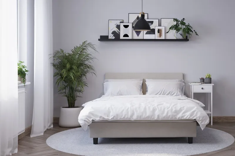Billingen Kontinentalsäng 160x200 cm - Beige - Products - Möbler - Säng - Kontinentalsäng
