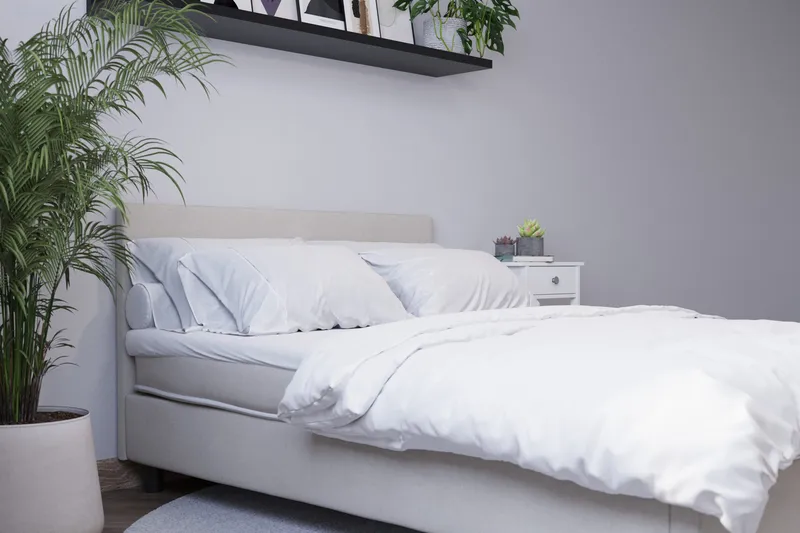 Billingen Kontinentalsäng 160x200 cm - Beige - Products - Möbler - Säng - Kontinentalsäng