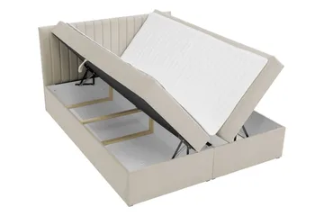 Calrosor Sängpaket Kontinentalsäng med Förvaring 180x200 cm - Svart - Products - Möbler - Säng - Komplett sängpaket