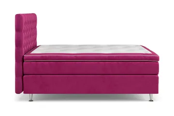 Celine Kontinentalsäng 120x200cm - Rosa/Sammet - Products - Möbler - Säng - Kontinentalsäng
