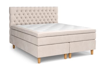 Celine Kontinentalsäng 180x200cm - Beige/Sammet - Products - Möbler - Säng - Kontinentalsäng