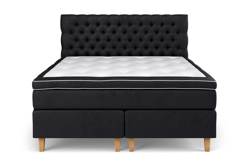 Celine Kontinentalsäng 180x200cm - Svart/Sammet - Products - Möbler - Säng - Kontinentalsäng