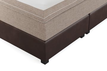 Cuba Sängpaket 160x200 med Tre Bruna Kuddar - (+Fler val) Beige/Brun - Products - Möbler - Säng - Kontinentalsäng