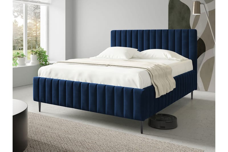 Desio Förvaringssäng 180x200 cm - Blå - Products - Möbler - Säng - Säng med förvaring
