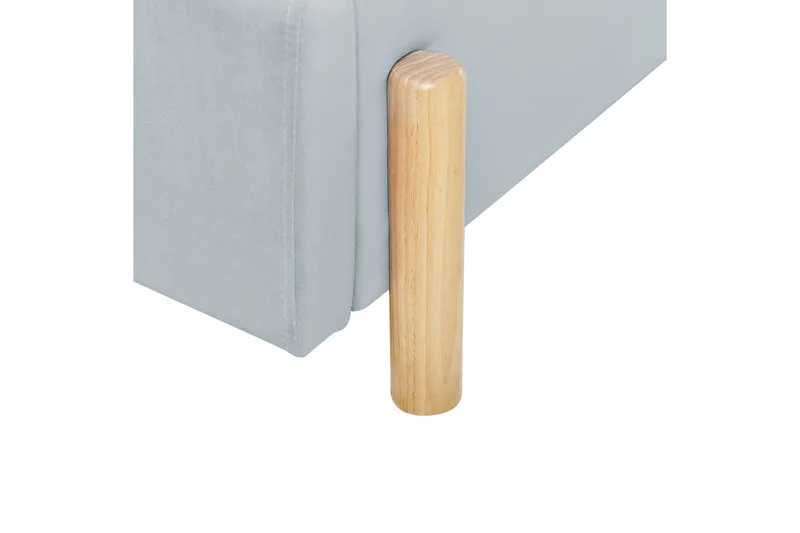 Diantha Sängram 90x200 cm - Blå/Ljust trä - Products - Möbler - Säng - Sängram & sängstomme