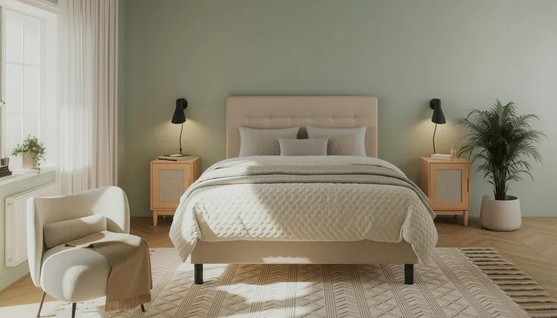 Dream Komplett Sängpaket 120x200 cm Knappar - Beige - Products - Möbler - Säng - Enkelsäng