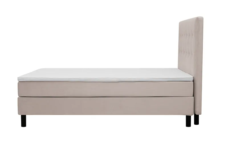 Dream Komplett Sängpaket 120x200 cm Knappar - Beige - Products - Möbler - Säng - Enkelsäng