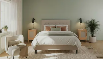 Dream Komplett Sängpaket 180x200 cm Knappar - Beige - Products - Möbler - Säng - Kontinentalsäng