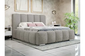 Gioia Förvaringssäng 140x200 cm - Grå - Products - Möbler - Säng - Säng med förvaring