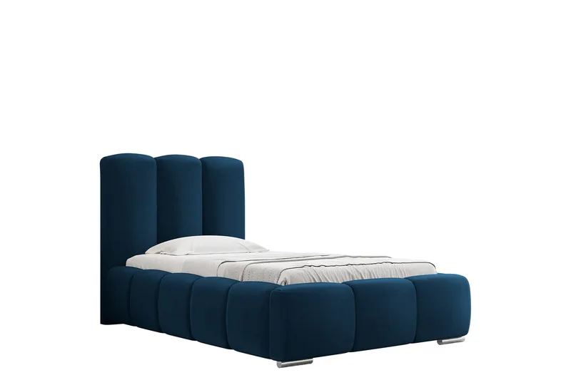 Gioia Sängram med Förvaring 90x200 cm, Blå