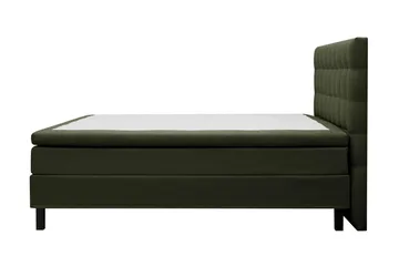 Hilton Komplett Sängpaket 160x200 cm Kontinentalsäng med rutad sänggavel - Grön - Products - Möbler - Säng - Kontinentalsäng
