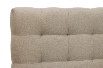 Hilton Komplett Sängpaket 180x200 cm Kontinentalsäng med rutad sänggavel - Beige - Products - Möbler - Säng - Kontinentalsäng