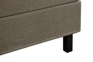 Hilton Komplett Sängpaket 180x200 cm Kontinentalsäng med rutad sänggavel - Brun - Products - Möbler - Säng - Kontinentalsäng