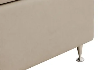 Hilton Lyx Komplett Sängpaket 160x200 cm Kontinentalsäng med knappad sänggavel - Beige - Products - Möbler - Säng - Kontinentalsäng