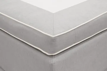 Hilton Lyx Komplett Sängpaket 160x200 cm Kontinentalsäng med knappad sänggavel - Grå - Products - Möbler - Säng - Kontinentalsäng