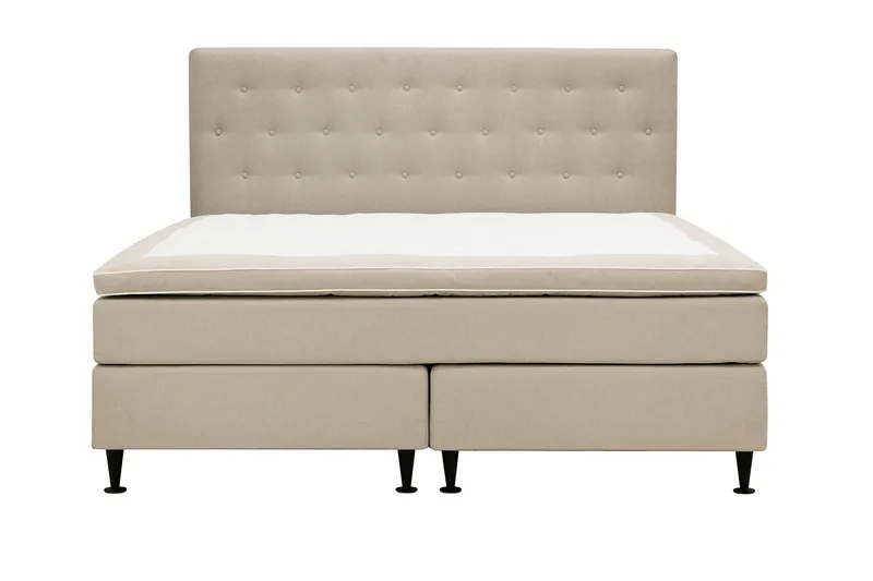 Hilton Plus Komplett Sängpaket 160x200 cm - Beige - Products - Möbler - Säng - Komplett sängpaket