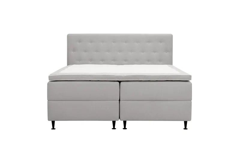 Hilton Plus Komplett Sängpaket med Förvaring 160x200 cm - Grå - Products - Möbler - Säng - Säng med förvaring