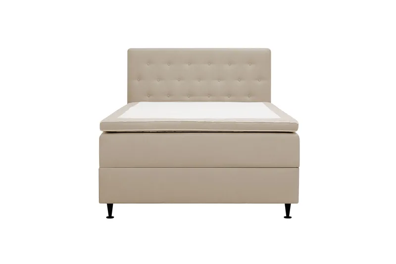 Hilton Plus Komplett Sängpaket med Förvaring 140x200 cm, Beige