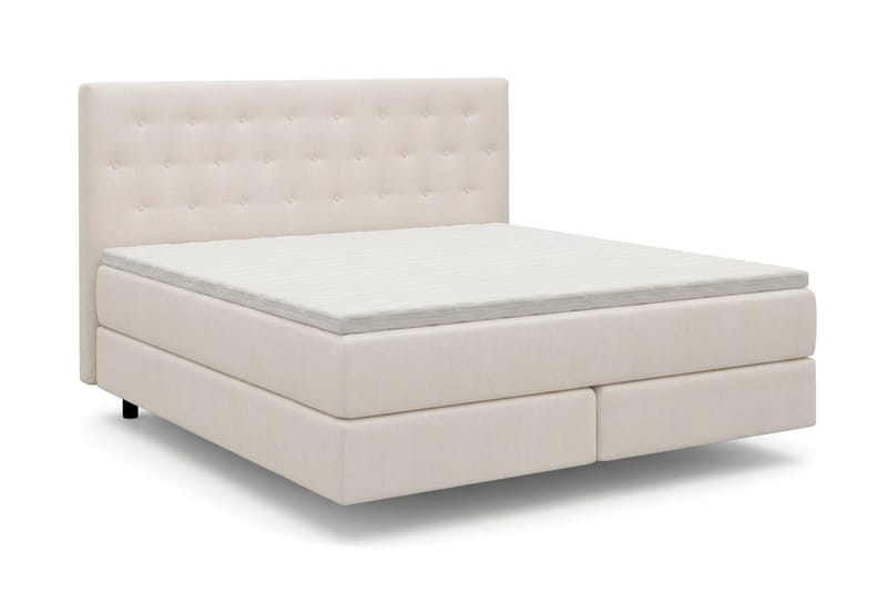 HVILA Premium Sängpaket Kontinentalsäng 180x200 cm med svävande effekt inkl. Bäddmadrass i Latex med Tvättbar klädsel - Medium/Fast - Products - Möbler - Säng - Komplett sängpaket