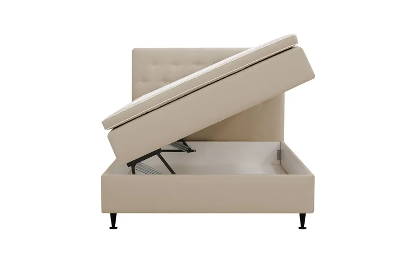 HVILA Plus Komplett Sängpaket med Förvaring 120x200 cm - Beige - Products - Möbler - Säng - Enkelsäng