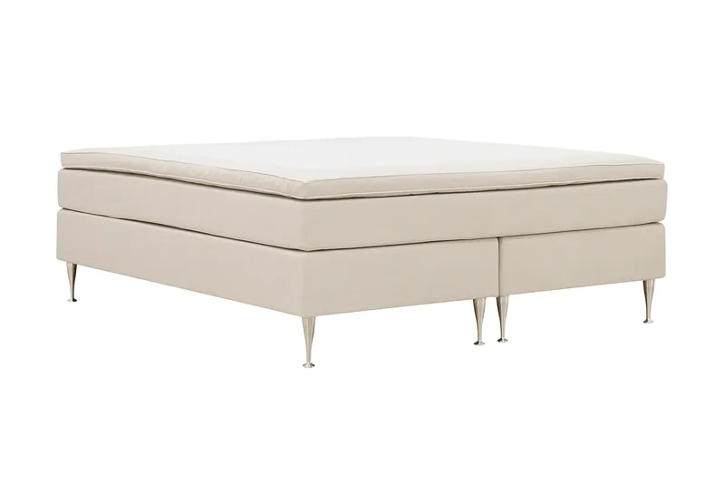 HVILA Plus Kontinentalsäng 160x200 cm - Ljusbeige - Products - Möbler - Säng - Kontinentalsäng