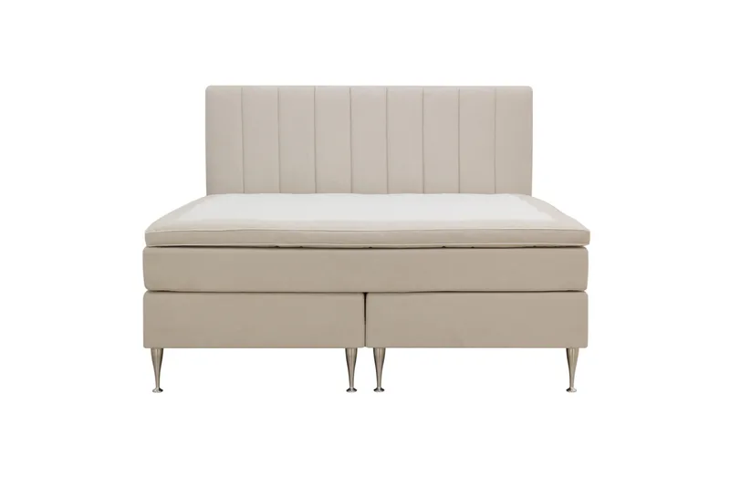 HVILA Plus Kontinentalsäng 160x200 cm - Ljusbeige - Products - Möbler - Säng - Kontinentalsäng