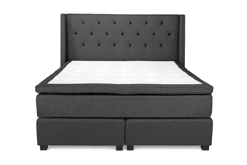 Imperia Kontinentalsäng 180x200, Mörkgrå