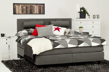 James Kontinentalsäng 160x200 cm - Ljusgrå - Products - Möbler - Säng - Kontinentalsäng