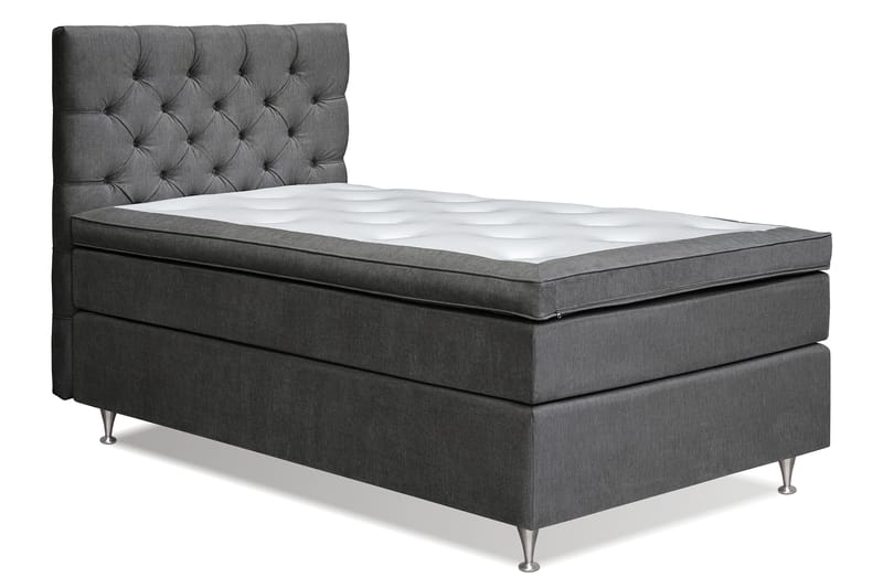 Joluma Kontinentalsäng Fast 120x200 cm - (+Fler val) 120x200 cm Mörkgrå - Products - Möbler - Säng - Kontinentalsäng