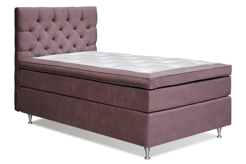 Joluma Kontinentalsäng Fast 120x200 cm - (+Fler val) 120x200 cm Mörkrosa - Products - Möbler - Säng - Kontinentalsäng