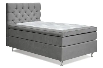 Joluma Sängpaket Fast 120x200 cm - (+Fler val) 120x200 cm Grå - Products - Möbler - Säng - Kontinentalsäng
