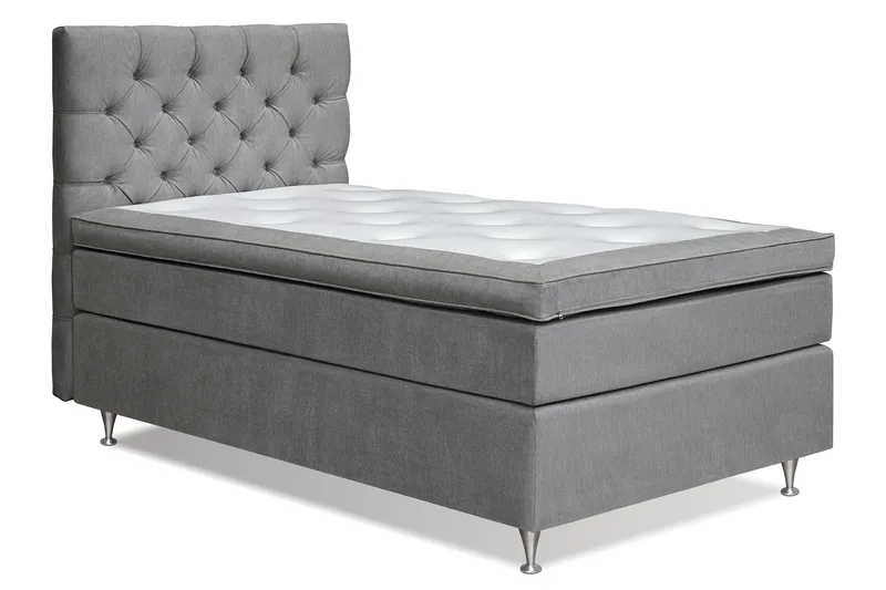 Joluma Sängpaket Fast 120x200 cm - (+Fler val) 120x200 cm Grå - Products - Möbler - Säng - Kontinentalsäng
