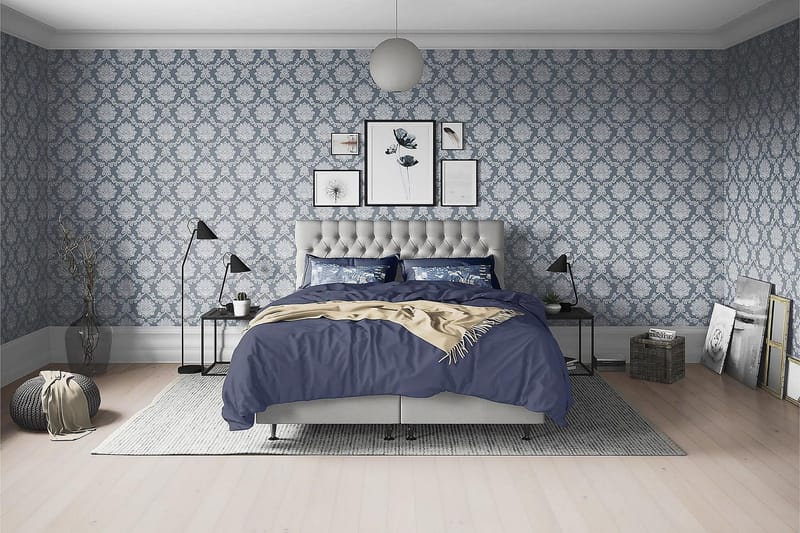 Joluma Sängpaket Fast 120x200 cm - (+Fler val) 120x200 cm Ljusgrå - Products - Möbler - Säng - Kontinentalsäng