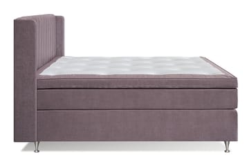 Joluma Sängpaket Fast 160x200 cm - (+Fler val) 160x200 cm Mörkrosa - Products - Möbler - Säng - Kontinentalsäng