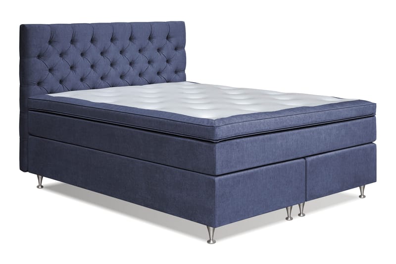 Joluma Sängpaket Fast/Medium 180x200 cm - (+Fler val) 180x200 cm Mörkblå - Products - Möbler - Säng - Enkelsäng