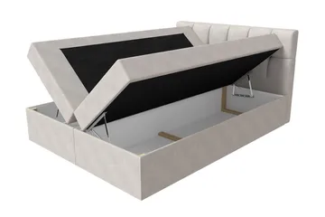 Kramvik Kontinentalsäng 120x200 - Grå - Products - Möbler - Säng - Säng med förvaring