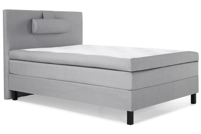 Lucky Komplett Sängpaket 120x200 Latex Slät Sänggavel  Na - Nackkudde Stor Mellangrå - Products - Möbler - Säng - Enkelsäng