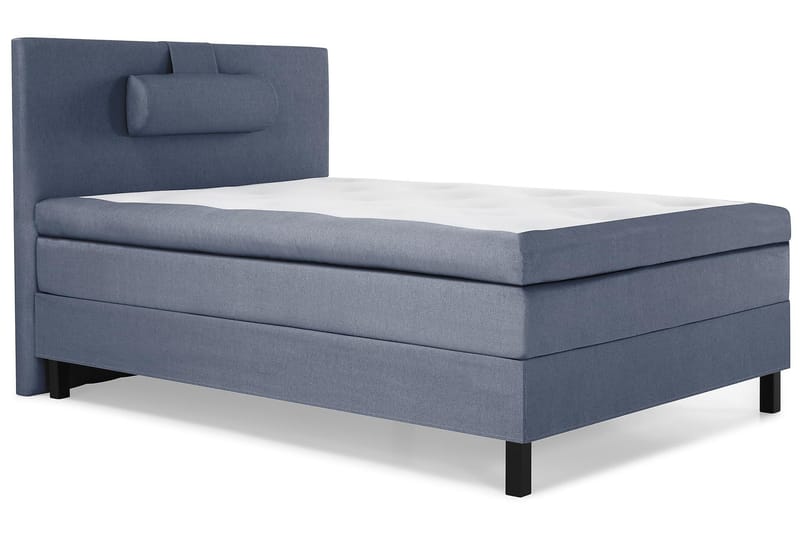 Lucky Komplett Sängpaket 120x200 Latex Slät Sänggavel - Nackkudde Stor Mörkblå - Products - Möbler - Säng - Enkelsäng