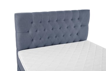 Lucky Komplett Sängpaket 120x200 Skum Diamant Sänggavel - Mörkblå - Products - Möbler - Säng - Enkelsäng