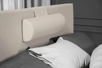 Lucky Komplett Sängpaket 120x200 Skum Slät Sänggavel - Nackkudde Stor Beige - Products - Möbler - Säng - Enkelsäng