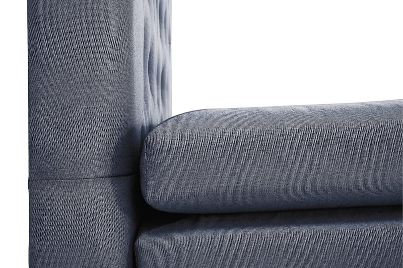 Lucky Komplett Sängpaket 120x200 Polyeter Diamant Sänggavel - Nackkudde Stor Mörkblå - Products - Möbler - Säng - Enkelsäng