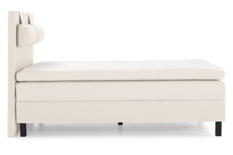 Lucky Komplett Sängpaket 140x200 Polyeter Slät Sänggavel - Nackkudde Stor Beige - Products - Möbler - Säng - Kontinentalsäng