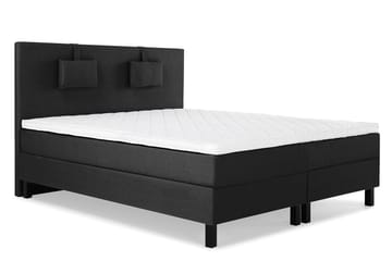 Lucky Komplett Sängpaket 180x200 Skum Slät - Nackkudde Liten Svart/Grå - Products - Möbler - Säng - Kontinentalsäng