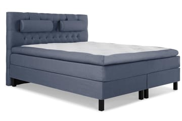 Lucky Komplett Sängpaket 180x200 Polyeter Diamant Sänggavel - Nackkudde Stor Mörkblå - Products - Möbler - Säng - Kontinentalsäng