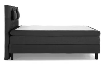 Lucky Komplett Sängpaket 180x200 Polyeter Diamant - Svart / Grå - Products - Möbler - Säng - Kontinentalsäng